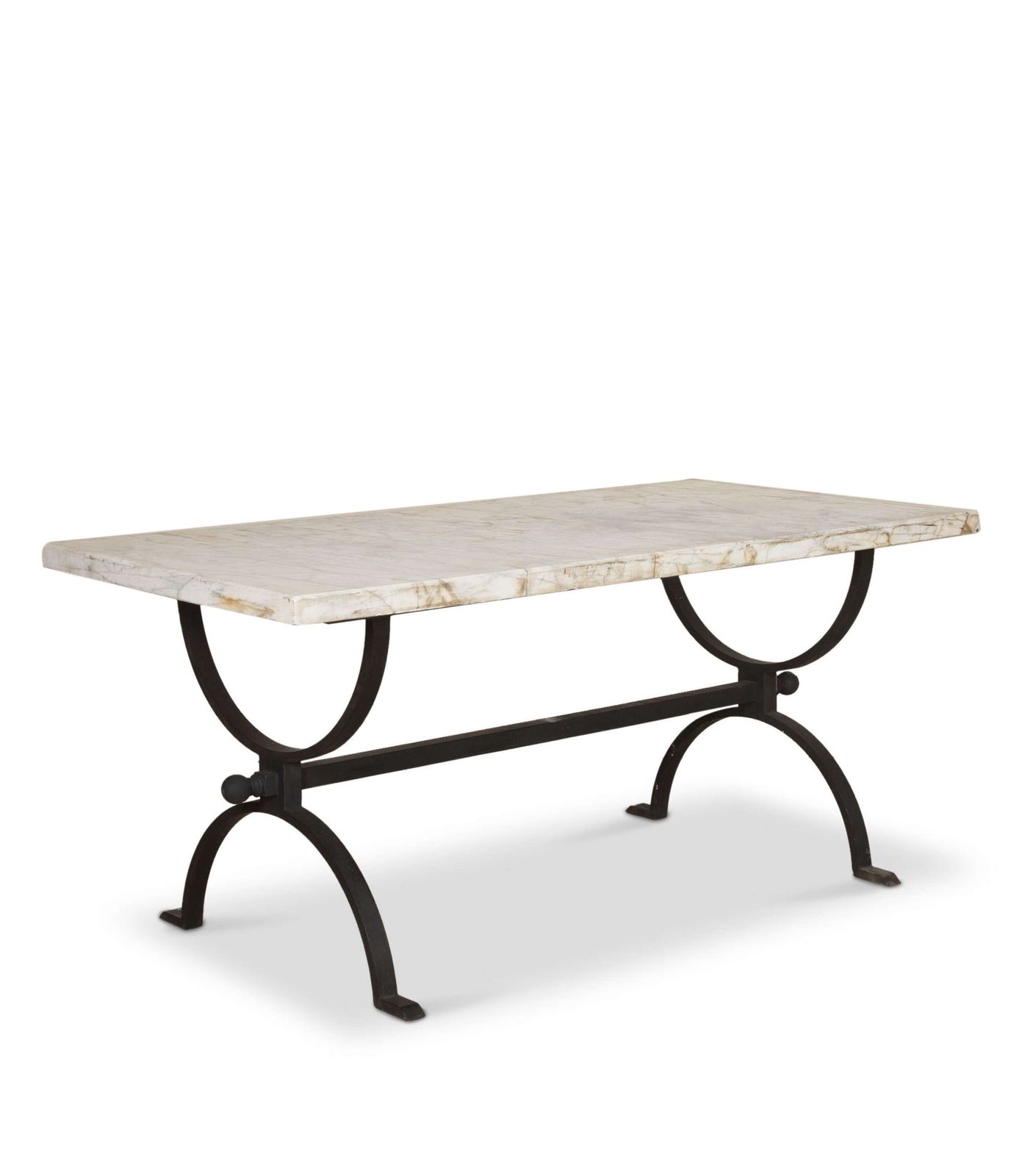 A Wonderful Large 20th Century French Garden Table From The Provence Region