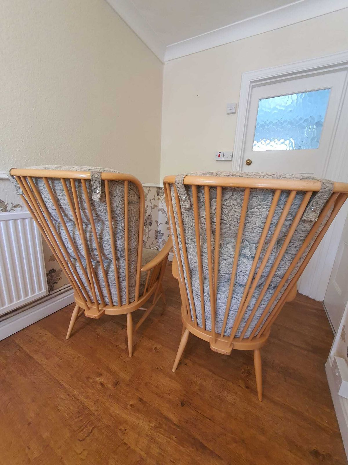 2 Ercol Grandfather Chairs photo furniture
