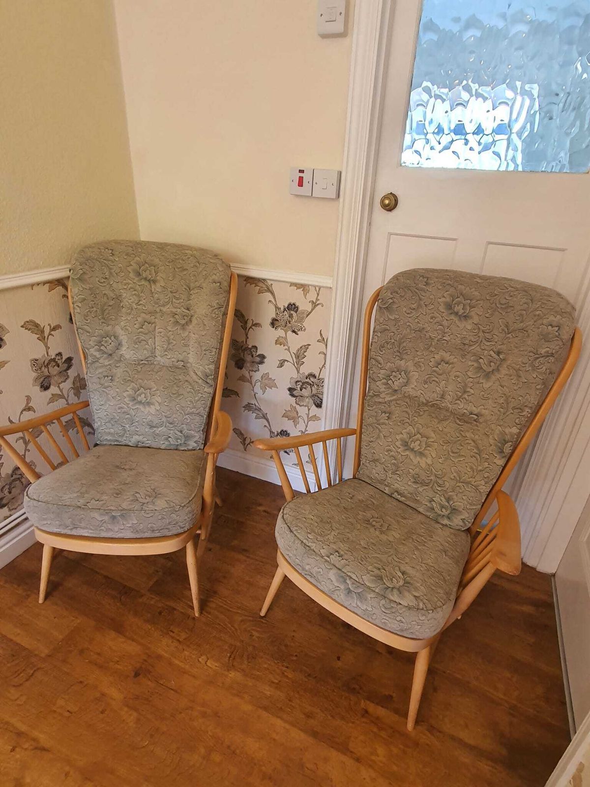 2 Ercol Grandfather Chairs photo 650.0
