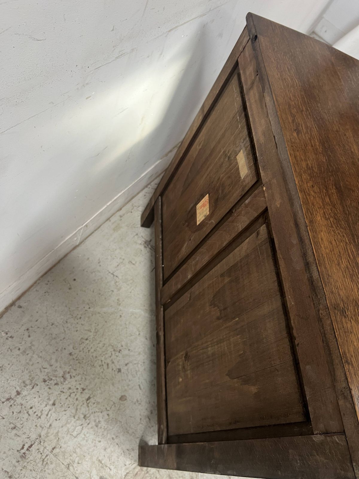 photo for sale Regency Style Chest Of Drawers In Carved Oak, 20th Century