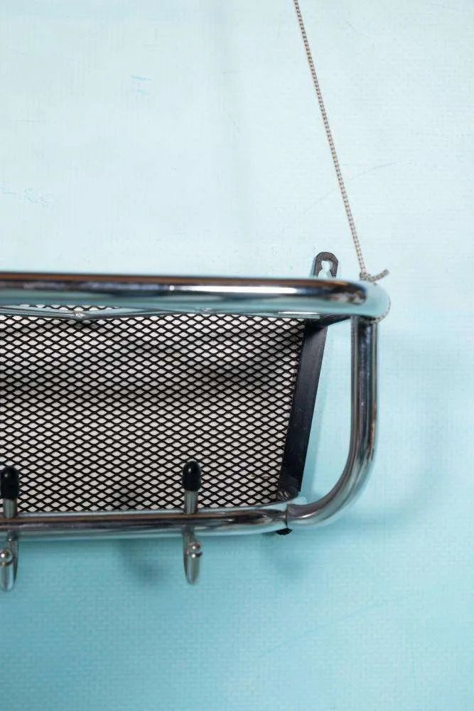Minimalist Metalen Jaren 70 Kapstok Metaal. photo Furniture