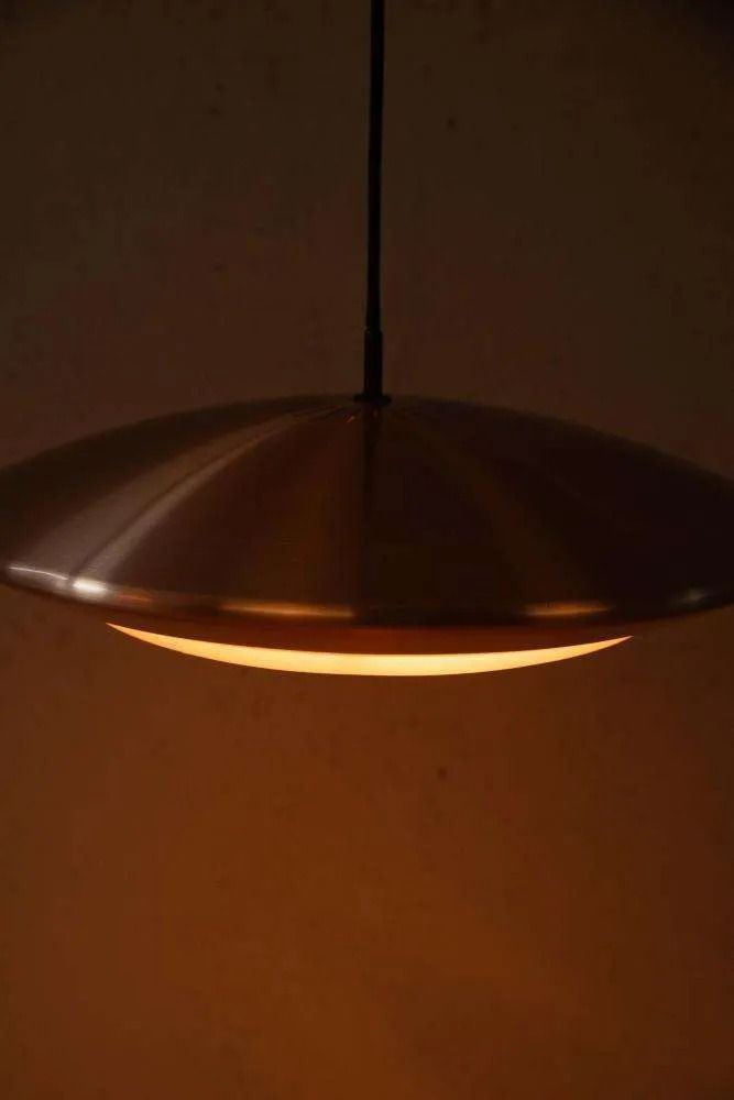 photo vintage Mid Century Deens Design Hanglamp Jo Hammerborg Diskos.