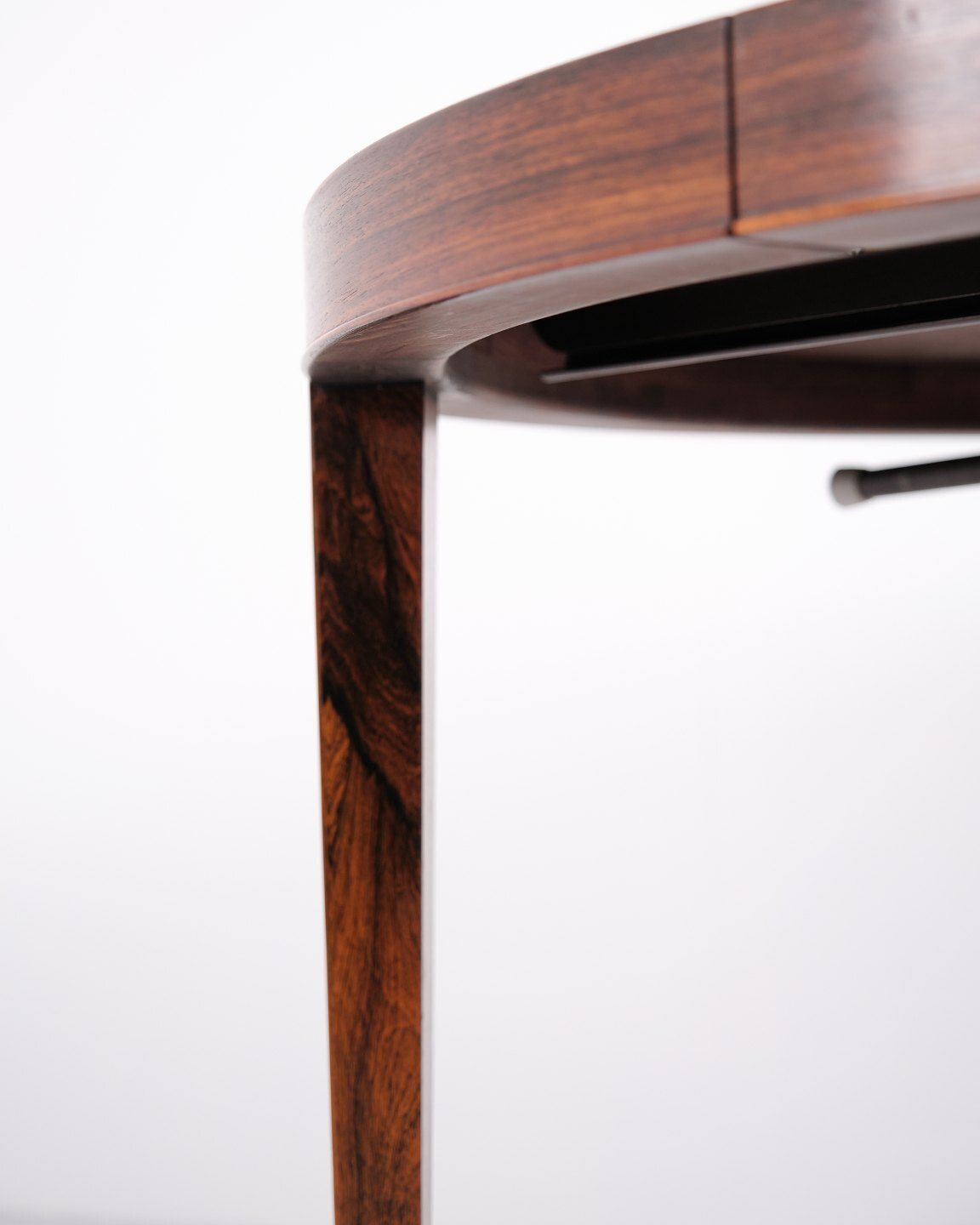 Severin Hansen Round Dining Table Model 57 In Rosewood With Extension, Haslev Furniture Factory, 1960s photo 2212.0