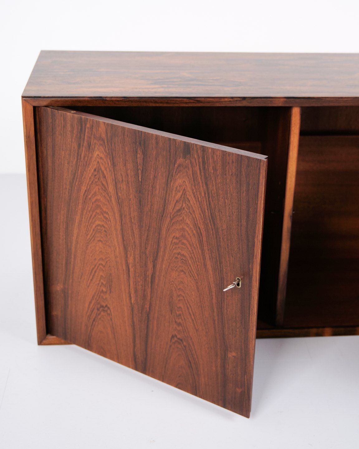 photo for sale Wall Mounted Sideboard   Rosewood   Erling Torvits   Klim Furniture Factory   1950s
