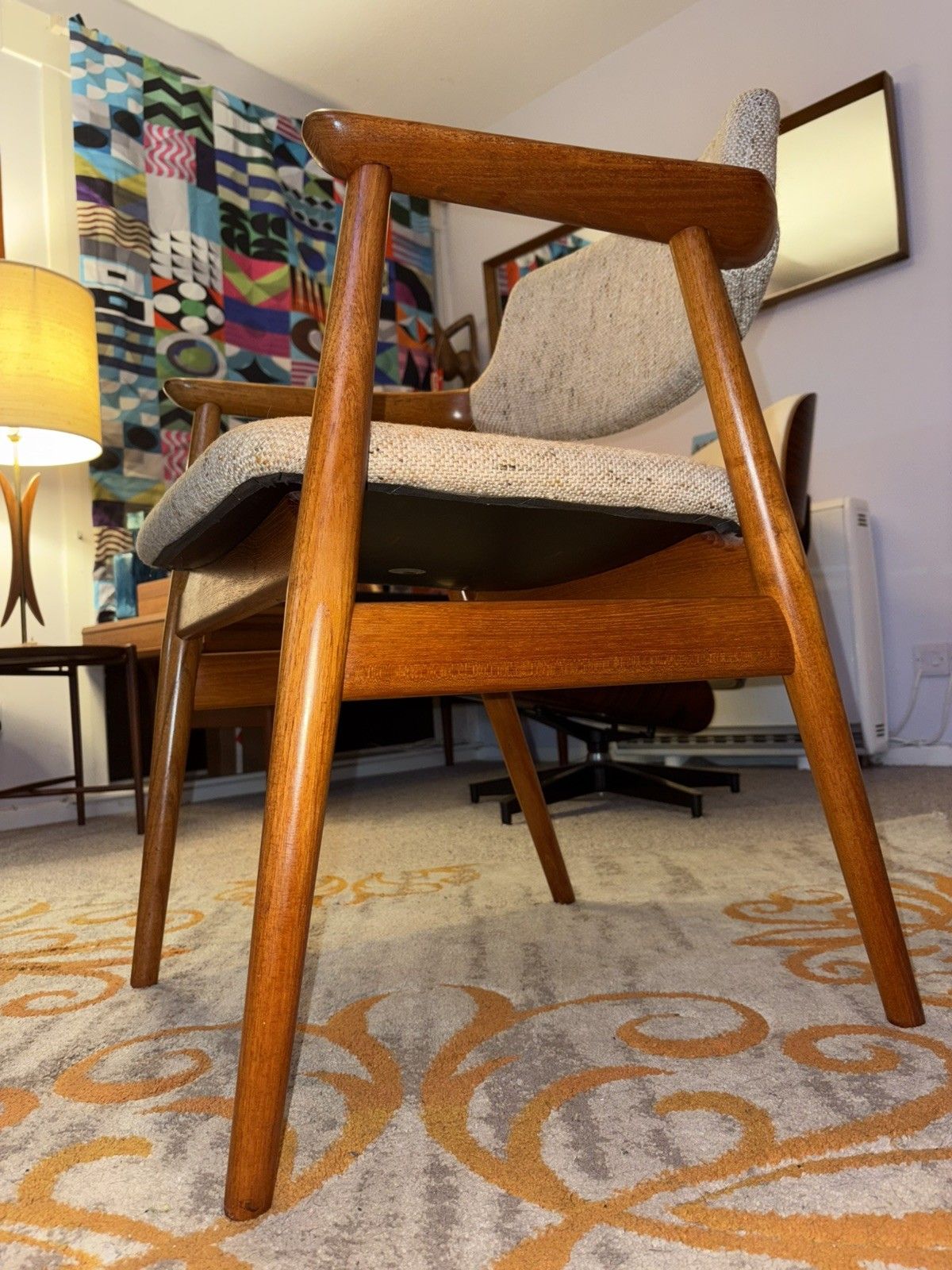 Mid Century Danish Teak Glostrup Dining/Desk Armchair G Plan Era Retro Mcm photo Furniture