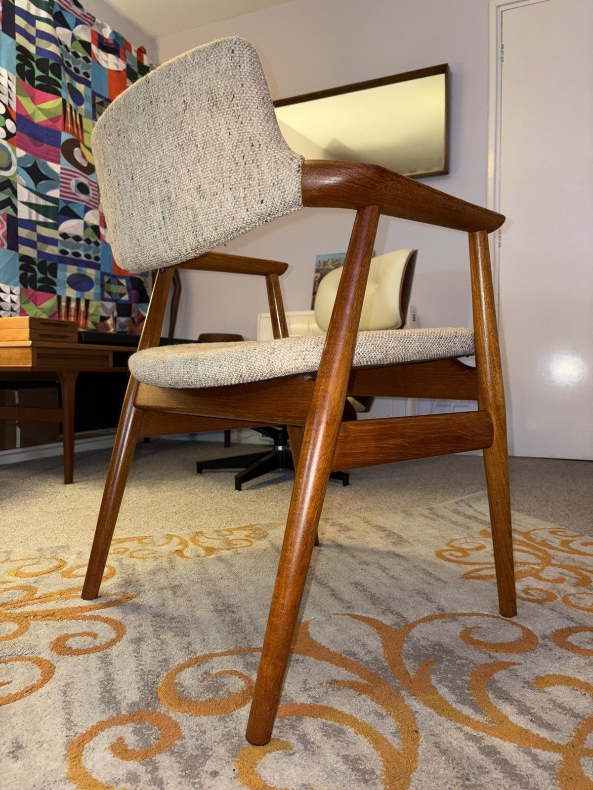 Mid Century Danish Teak Glostrup Dining/Desk Armchair G Plan Era Retro Mcm photo buy