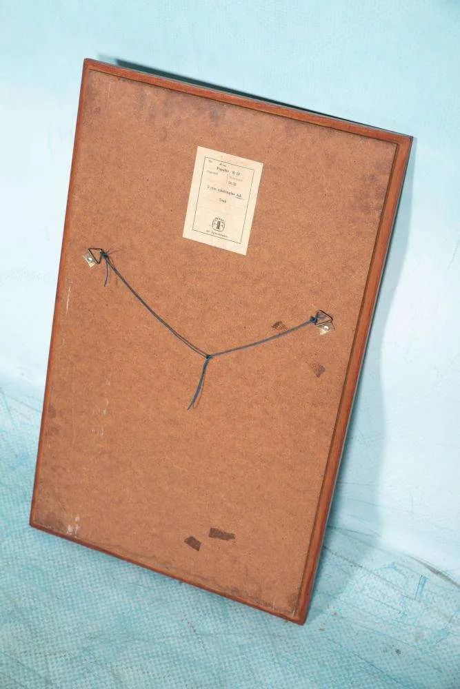 Vintage Scandinavische Froseke Spiegel, Mid Century Spiegel. photo vinterior