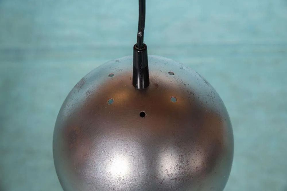 Space Age Bollamp Jaren 70, Brutalist Eyeball Globe Lamp. photo for sale