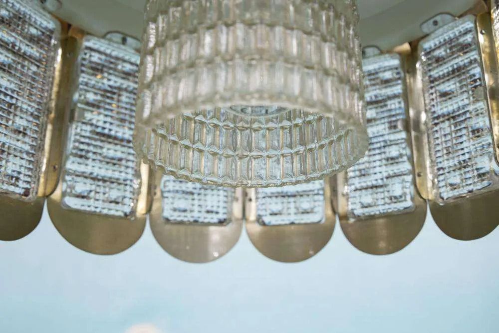 Verlichting Vintage Vitrika Hanglamp, Ca. Jaren 1960, Deens Design, Regency. photo