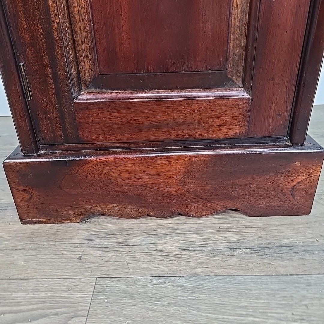 Antique Reproduction Pot Cupboard Bedside Table Mahogany Wood Cabinet Stand photo vintage