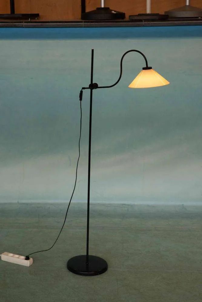 photo buy Minimalist 70s Floor Lamp, Adjustable Reading Lamp.