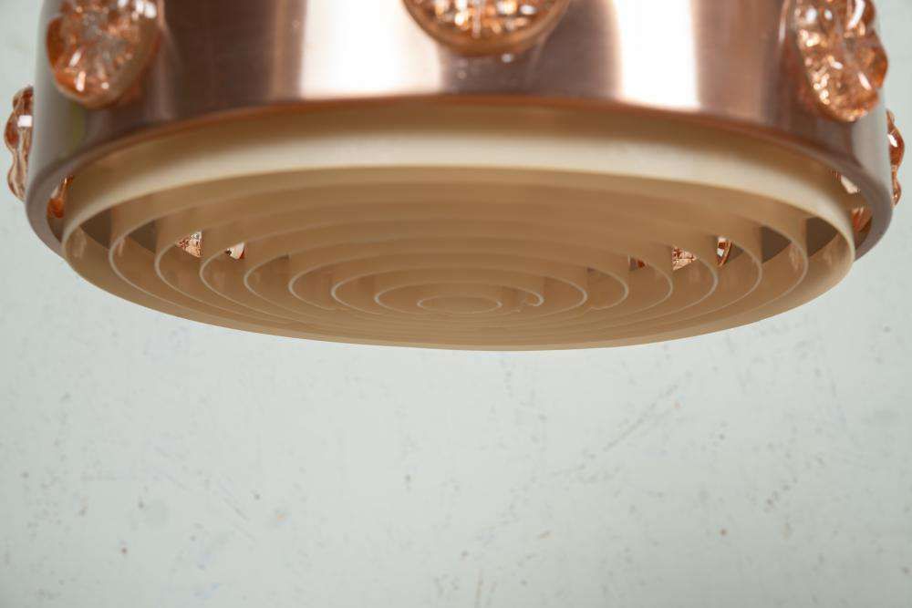 photo vinterior Bohemian Scandinavian Hanglamp, Space Age Zweedse Hanglamp.