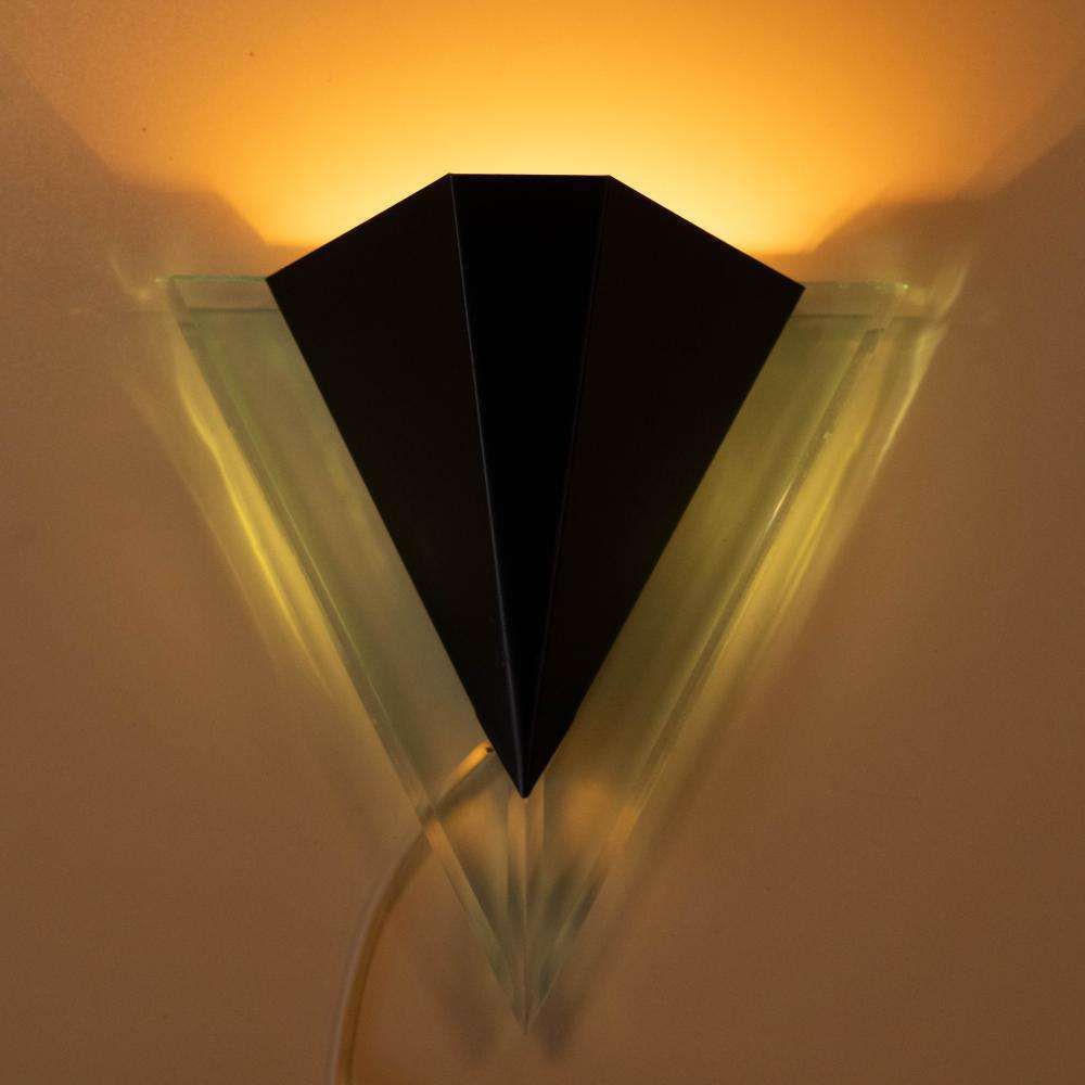 170.0 Minimalist Wall Lamp 80s Postmodern Light Scone photo