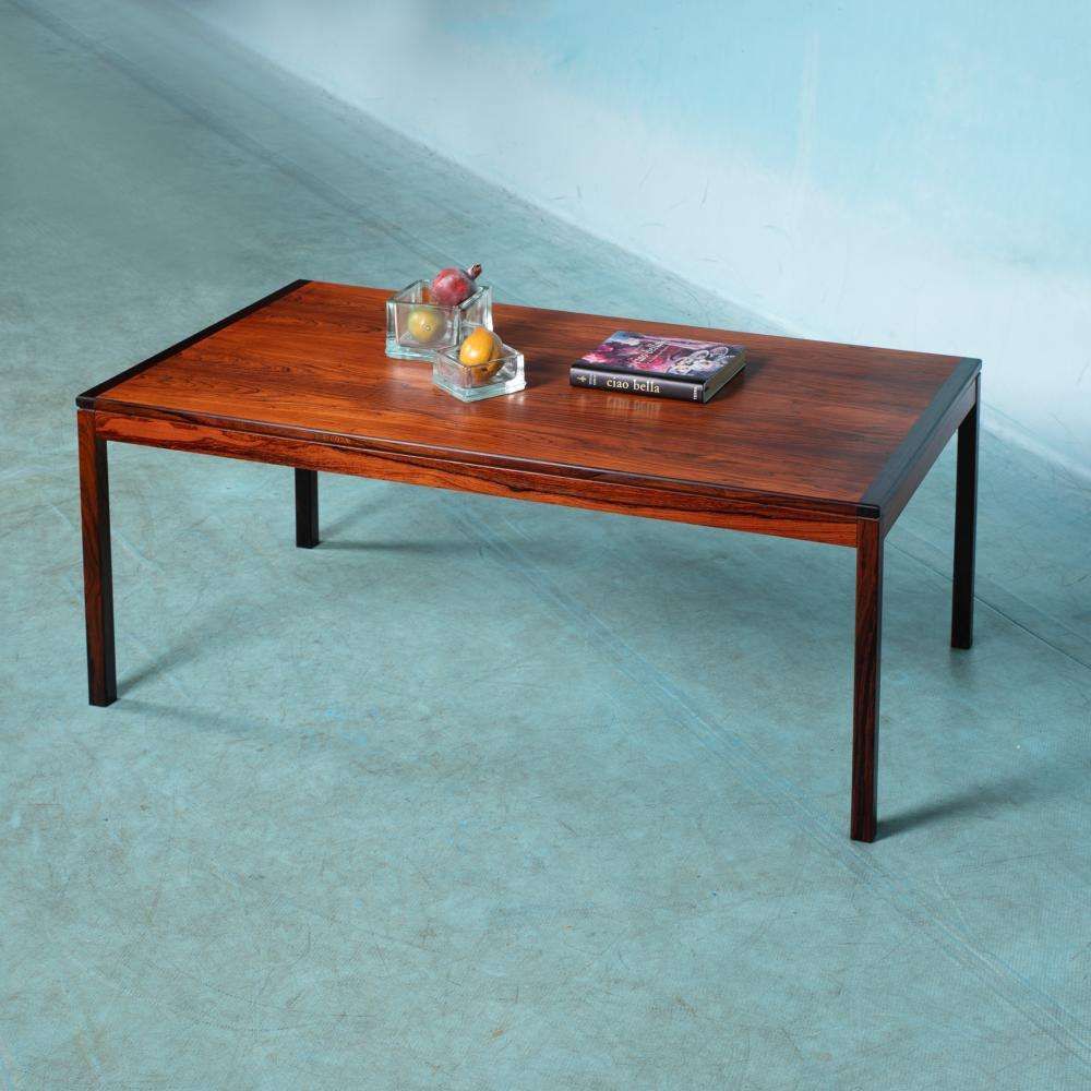 Opgeknapte Vintage Scandinavische Salontafel, Mid Century