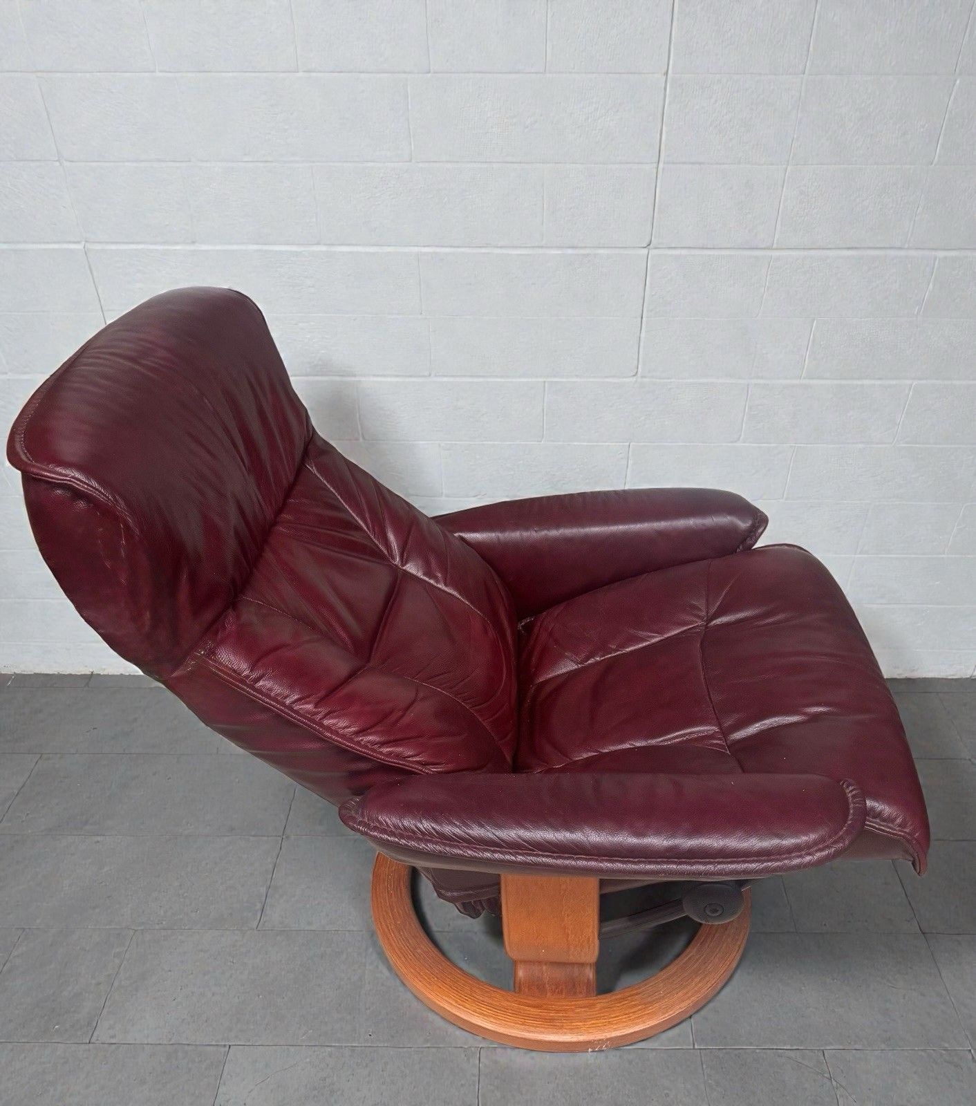 Ekorness Stressless Reclining Armchair And Footstool Consul Range Super Quality photo furniture