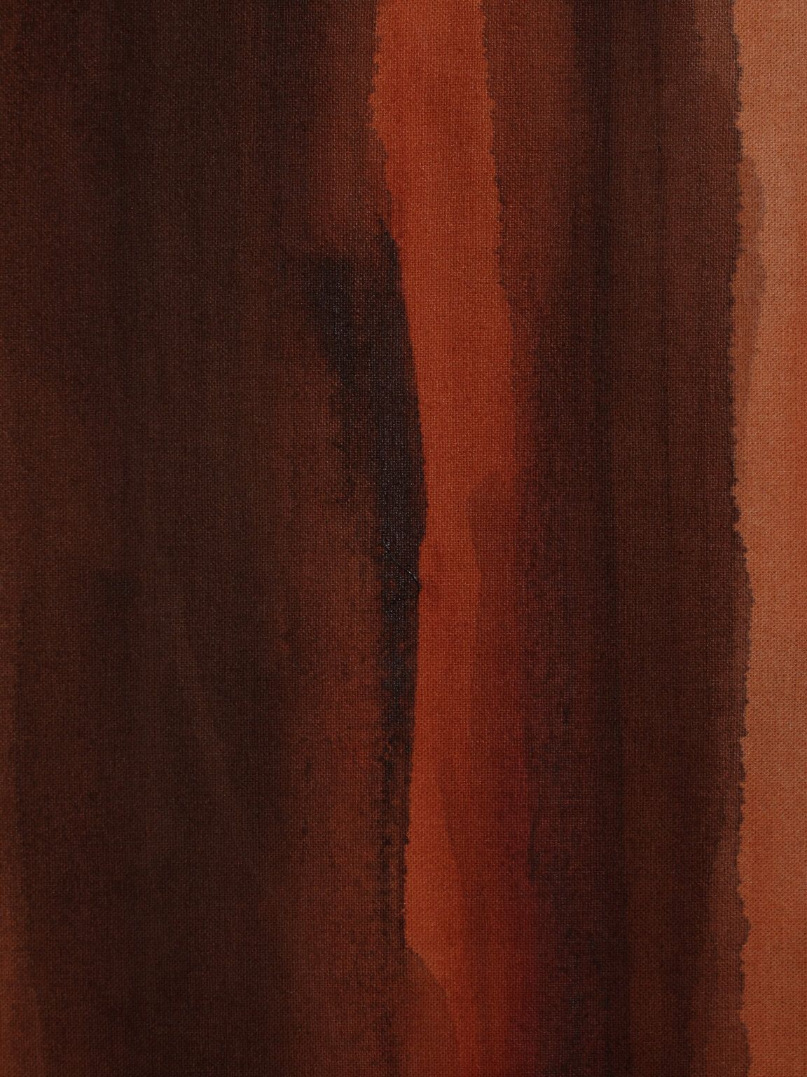 Vertical Organic Lines Painting In Umber, 80x80cm, Karina Savonenko, 2026 photo vintage