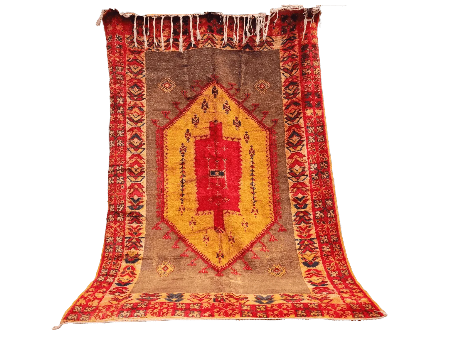 No Custom Fee/  Antique Handmade Moroccan Rug 100% Wool 240×160 photo furniture