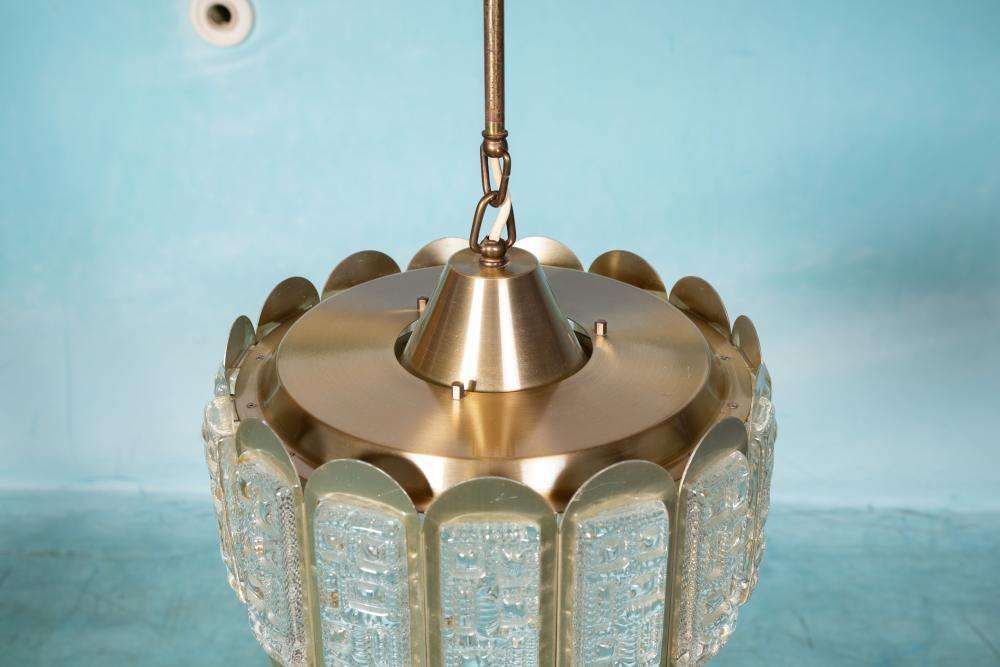 Vintage Danish Design Vitrika Glass Pendant Lamp photo 521.0