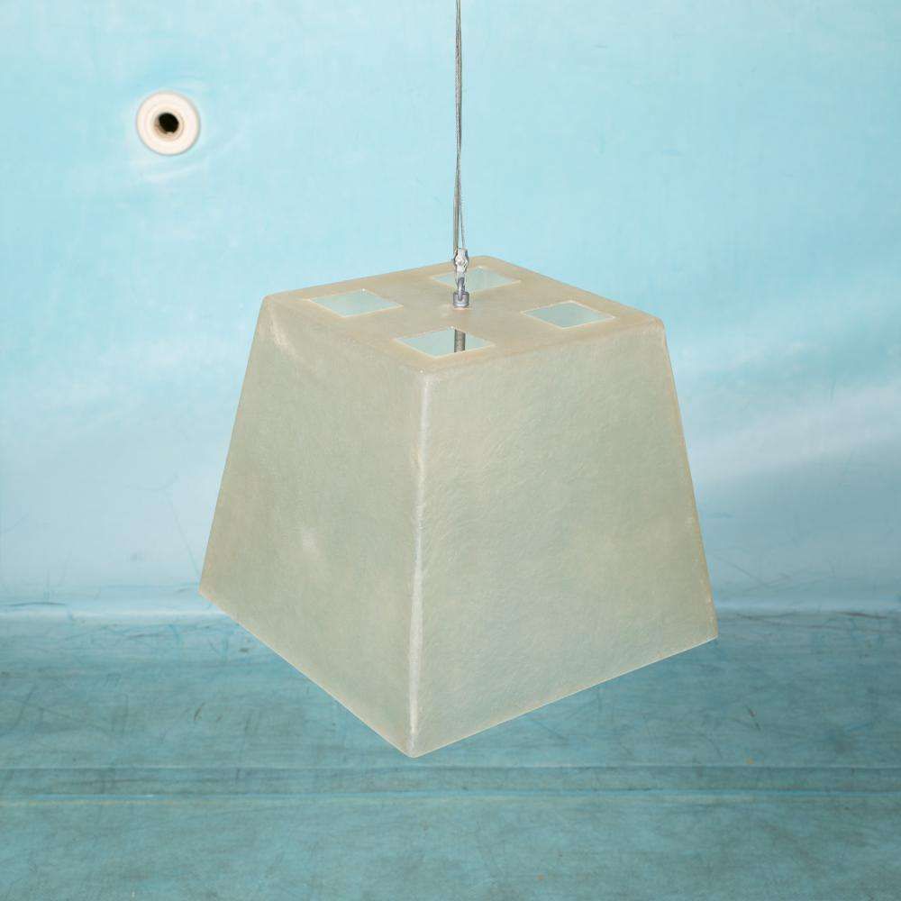 Minimalistisch Vintage Hanglamp Van Glasvezel, Roche Bobois photo furniture