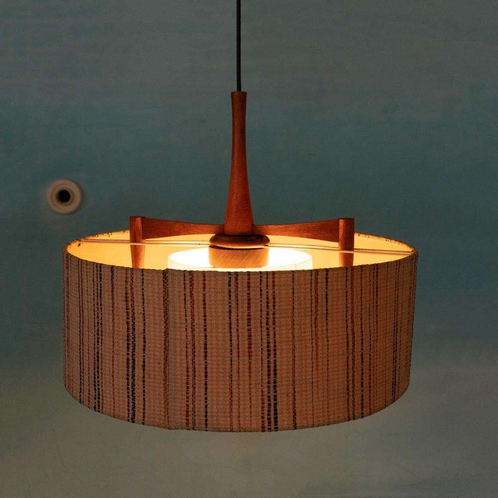 photo vinterior Vintage Temde Leuchten Hanglamp, Mid Century Modern, Jaren 1960