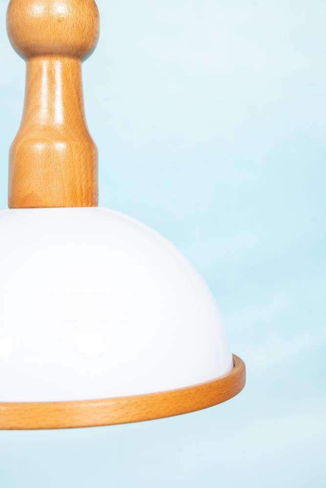 Bohemian Mushroom Hanglamp Jaren 1970 photo vinterior