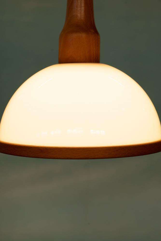 Verlichting Bohemian Mushroom Hanglamp Jaren 1970 photo