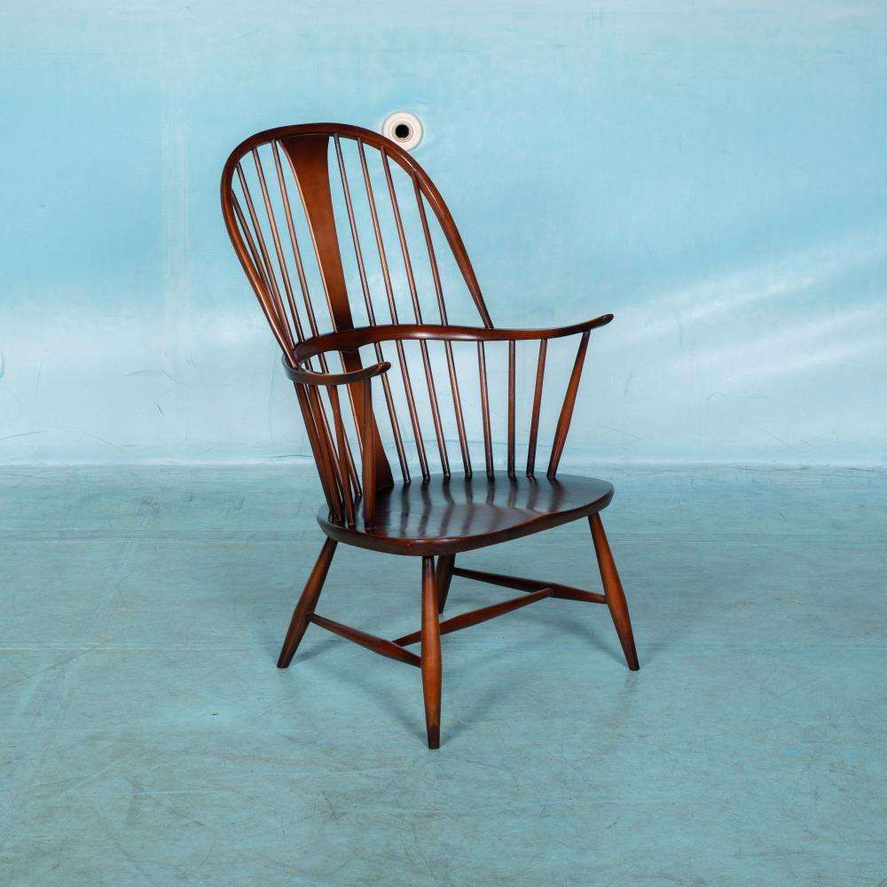 Ercol Fireside Chair Model 472 Jaren 1960 Beukenhout