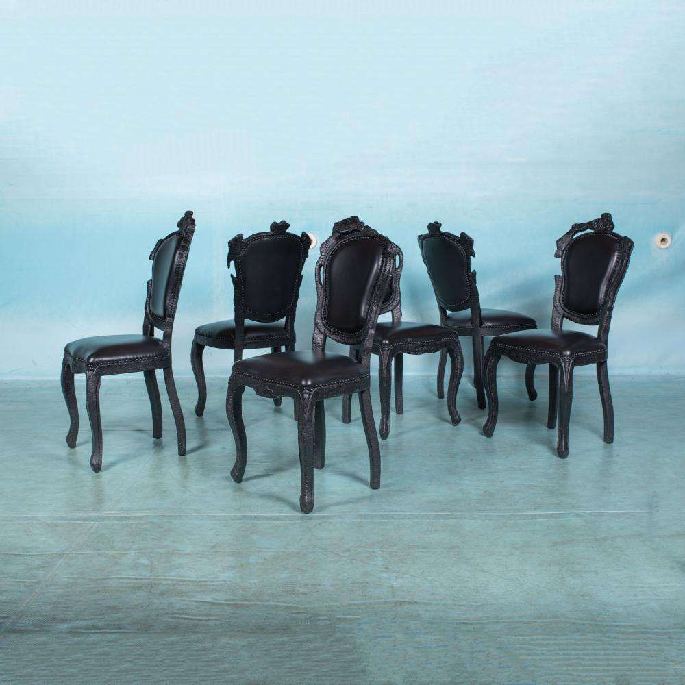 Dutch Design Smoke Chairs Maarten Baas Moooi, Ash Chair photo for sale
