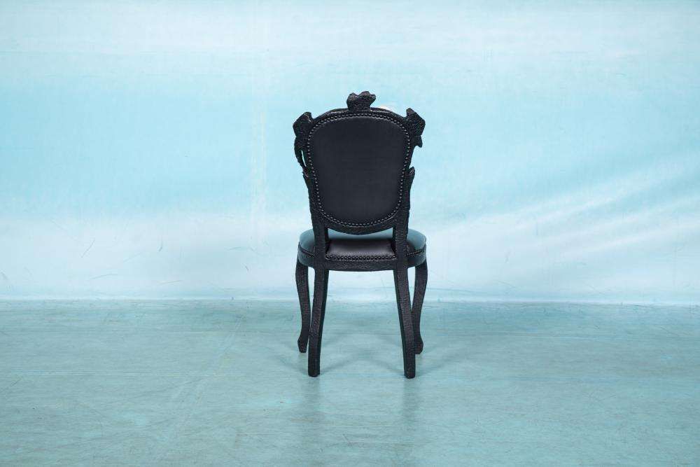 925.0 Dutch Design Smoke Chairs Maarten Baas Moooi, Ash Chair photo