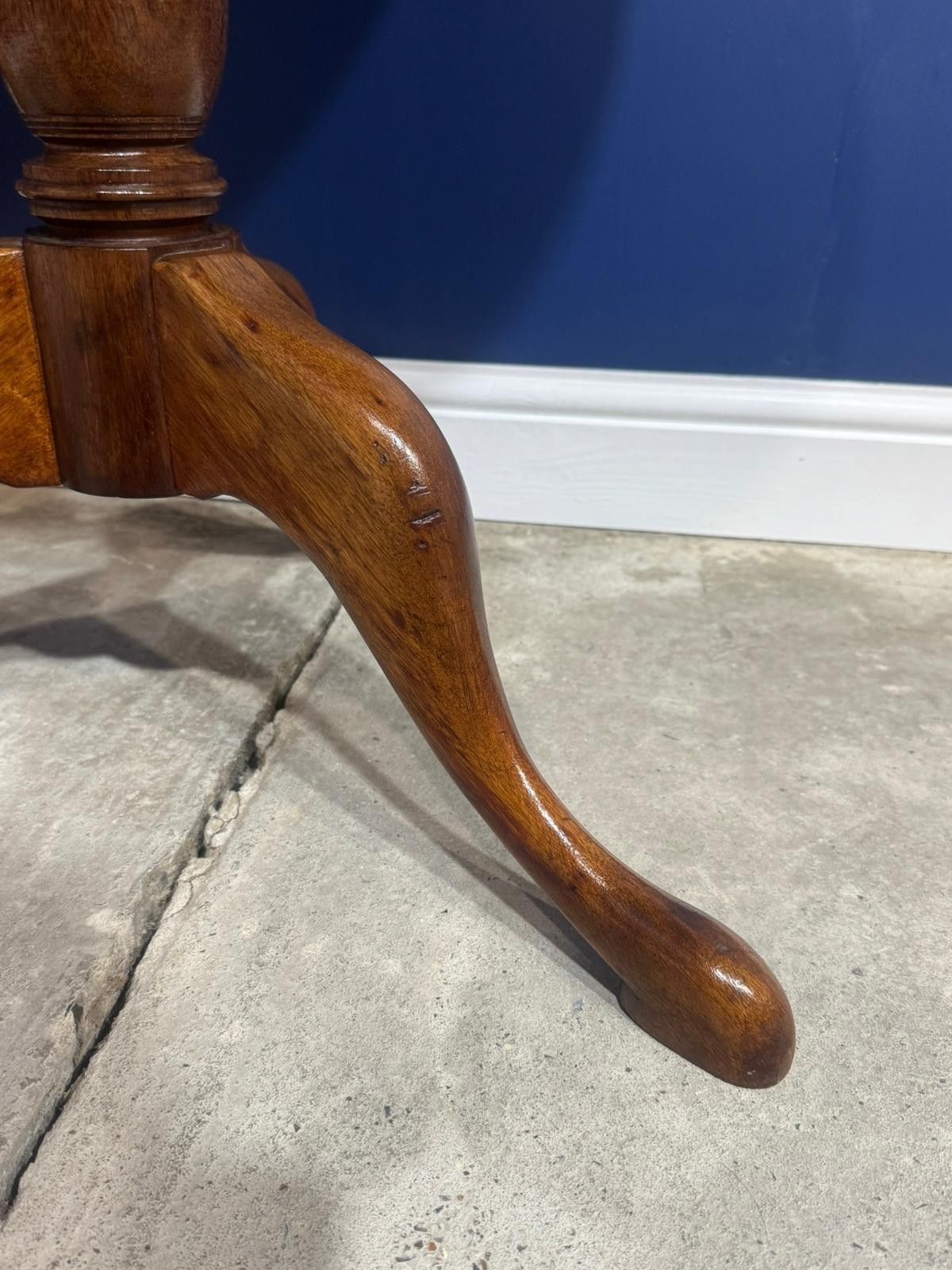 Victorian Tilt Top Wine Table Tripod Side Table Plant Lamp Stand Antique photo buy