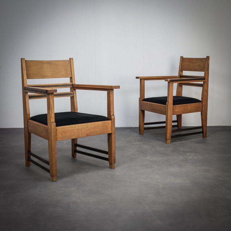 Pair Of Art Deco Armchairs, The Netherlands (1930s) photo furniture
