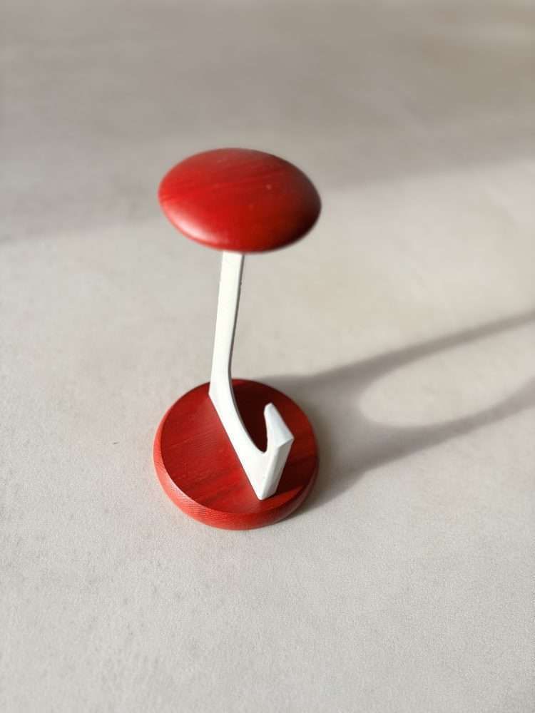 Wooden Space Age Coat Hooks Schönbuch 1970s Set Of 2 photo for sale