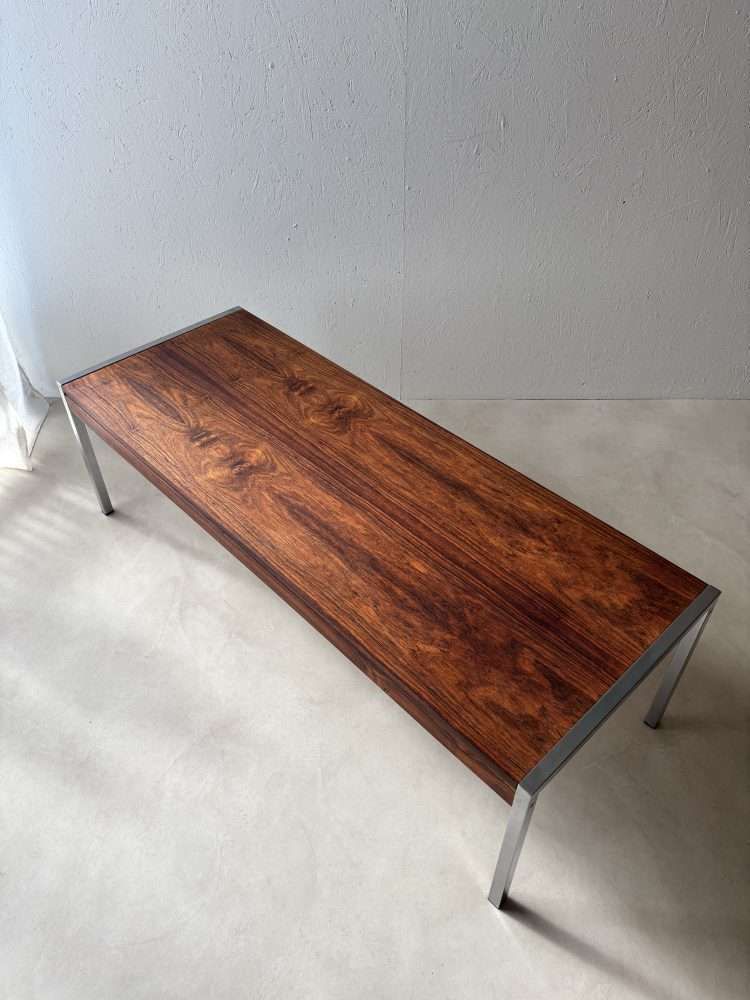 photo vintage Vintage Dutch Design Coffee Table Topform Rosewood 1960s