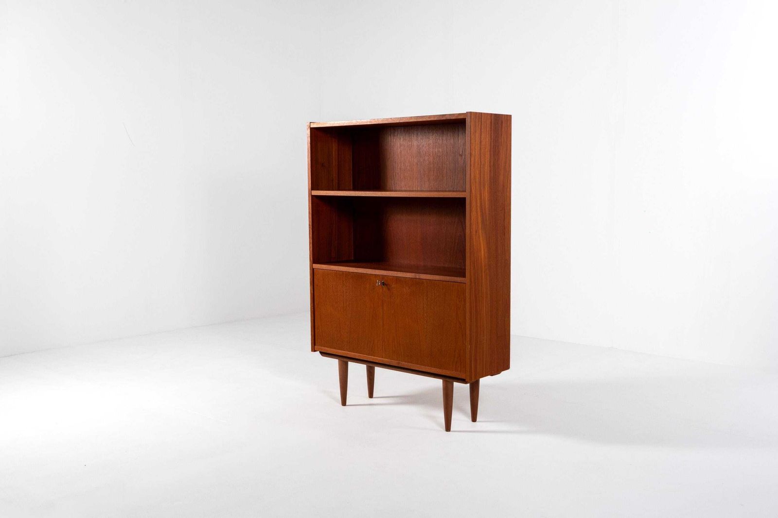 Danish Mid Century Teak Bookcase Cabinet, 1960s – Sejling Skabe photo vintage