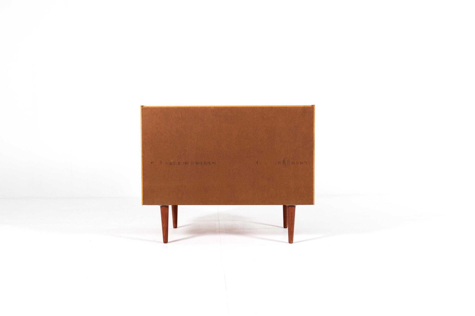 photo vinterior Mid Century Swedish Teak Sliding Door Cabinet, 1960s