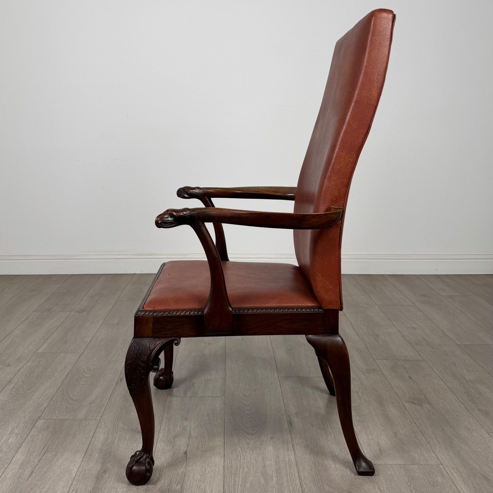 Antique 19th Century Open Armchair In Mahogany ( Af 5600 ) photo furniture