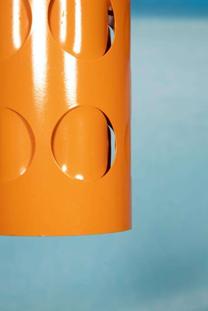147.0 Space Age Jaren '70 Hanglamp – Oranje Vintage Hanglamp photo