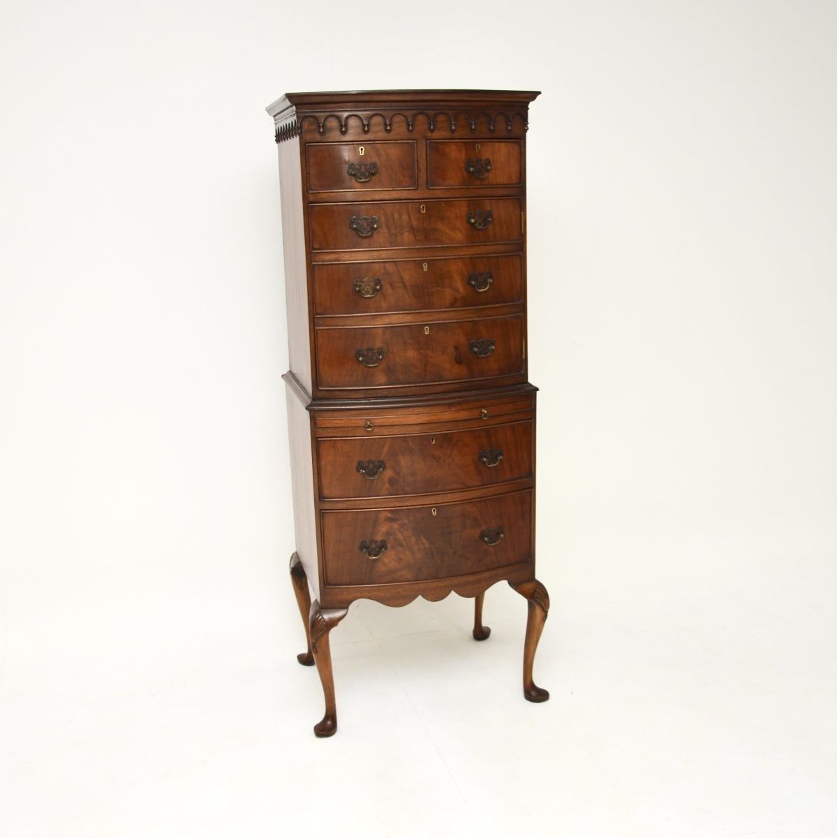 Antique Mahogany Cabinet / Chest On Legs photo furniture