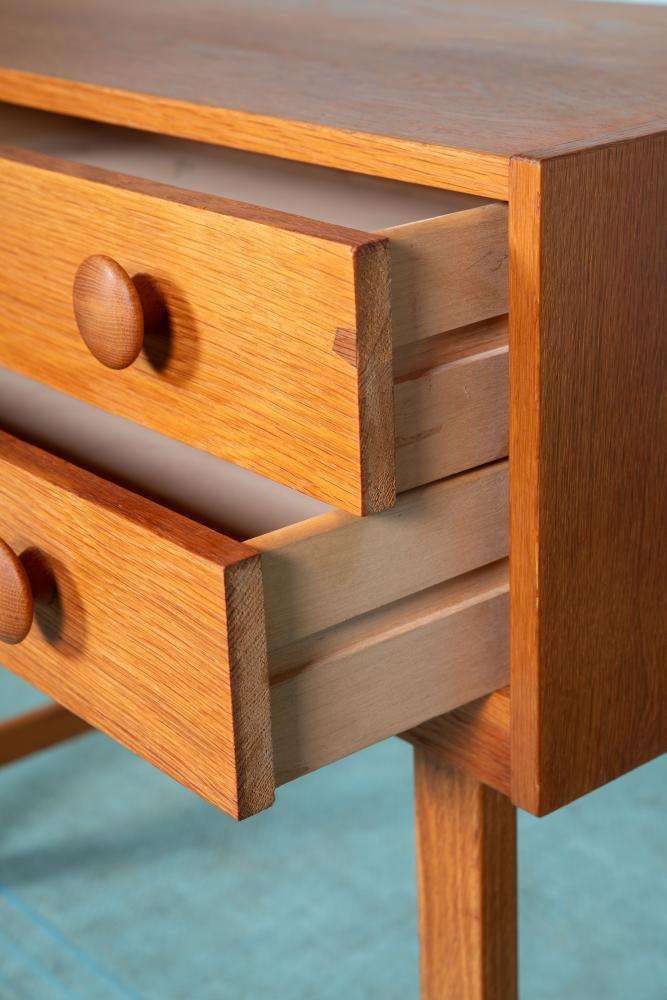 Furniture 1960s Scandinavian Chest Of Drawers In Blond Oak photo