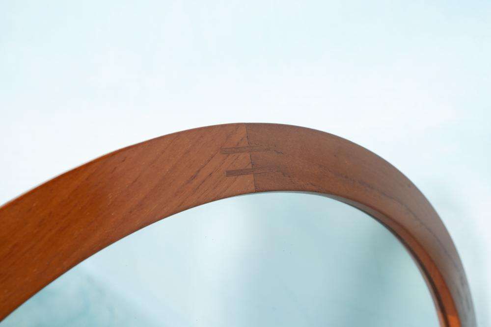 Vintage Spiegel Naar Voorbeeld Van Aksel Kjersgaard, Teakhouten Deens Design photo buy