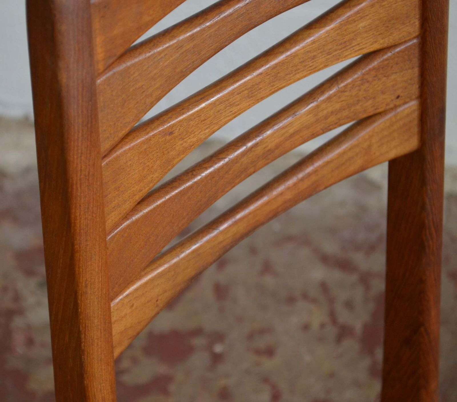 A Set Of Six Boltinge Stolefabrik Dining Chairs. photo vintage