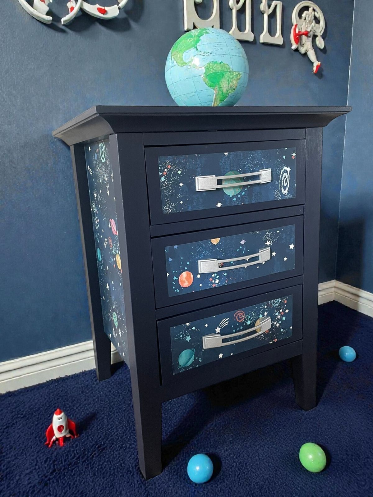 Three Drawer Chest   Bedside Cabinet