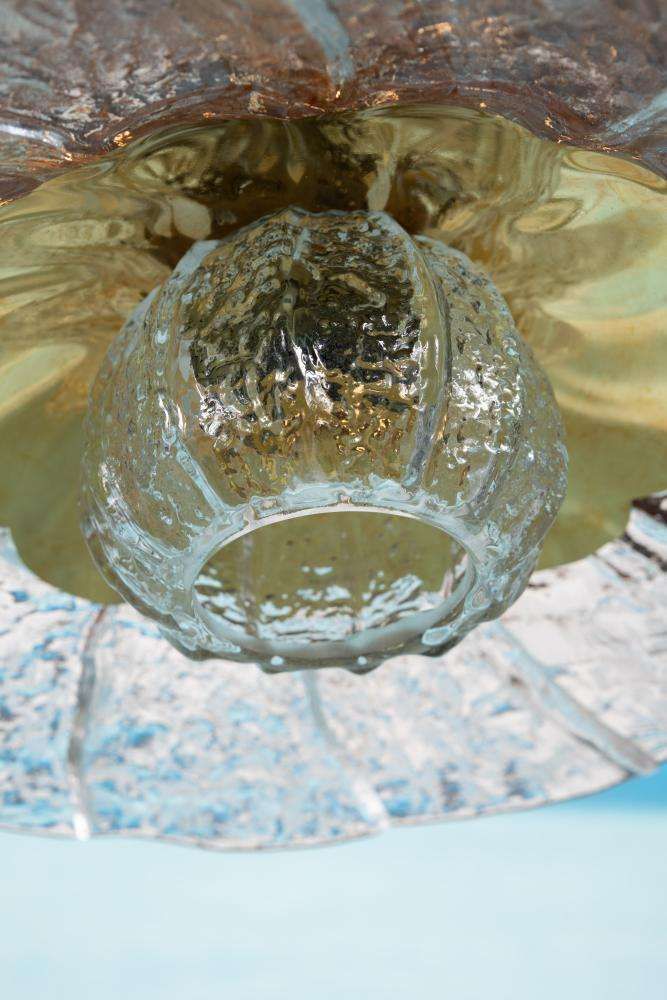 Verlichting Midmod Glazen Hanglamp Orrefors, Jaren 60 Japandi Glazen Hanglamp photo