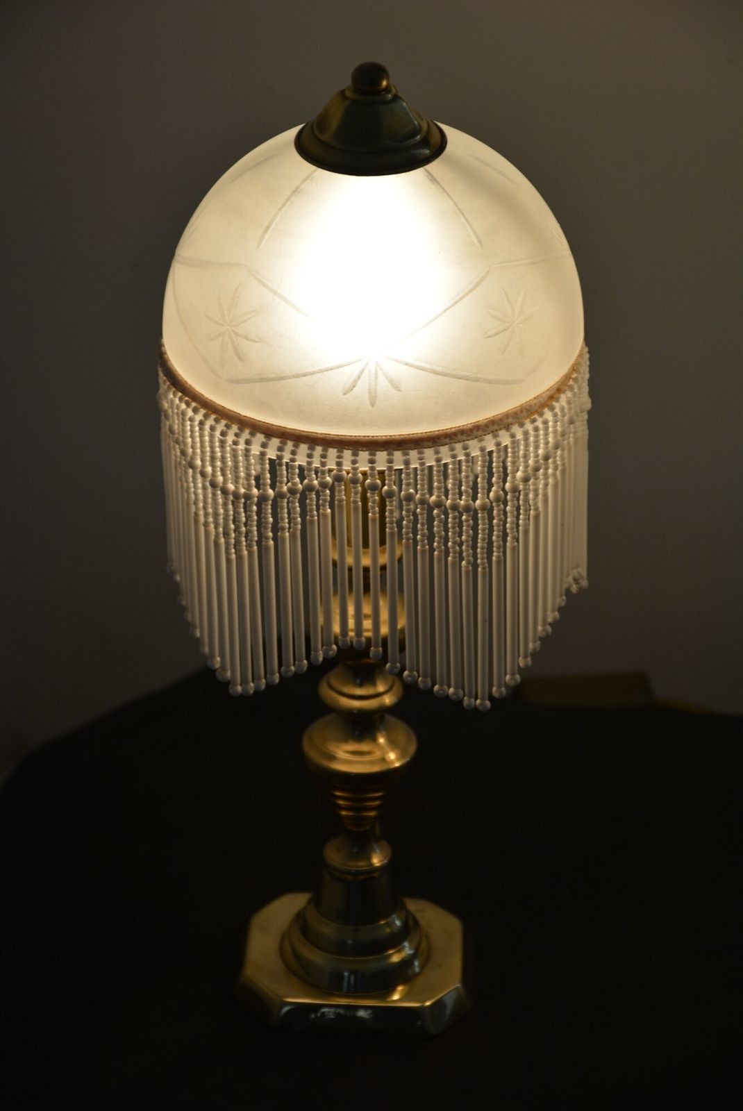 Pair Of Victorian Table Lamps In Brass. photo Lighting