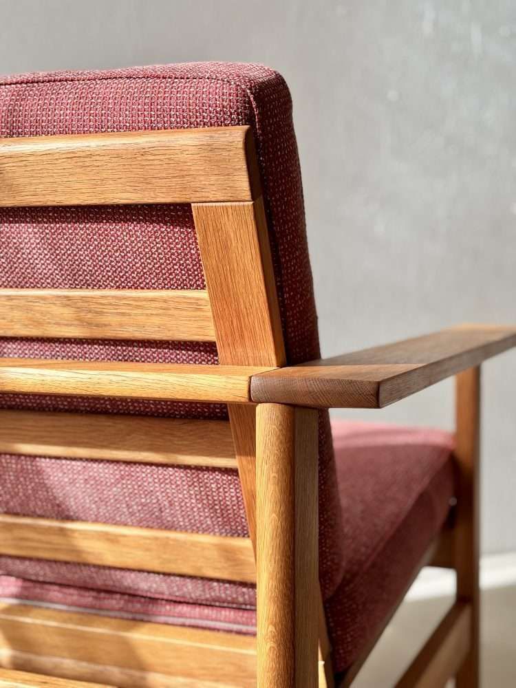 1276.0 Fredericia Fauteuil Søren Holst Model 2551 Eiken Ca. Jaren 1960 photo