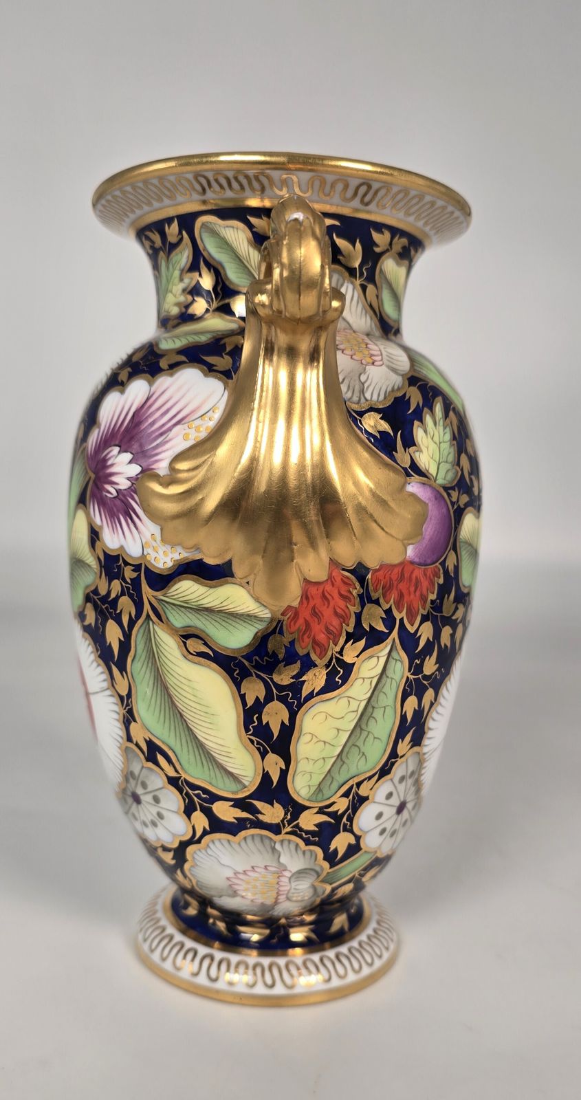 19th Century Hand Painted Spode China Vase Circa 1890, English photo buy