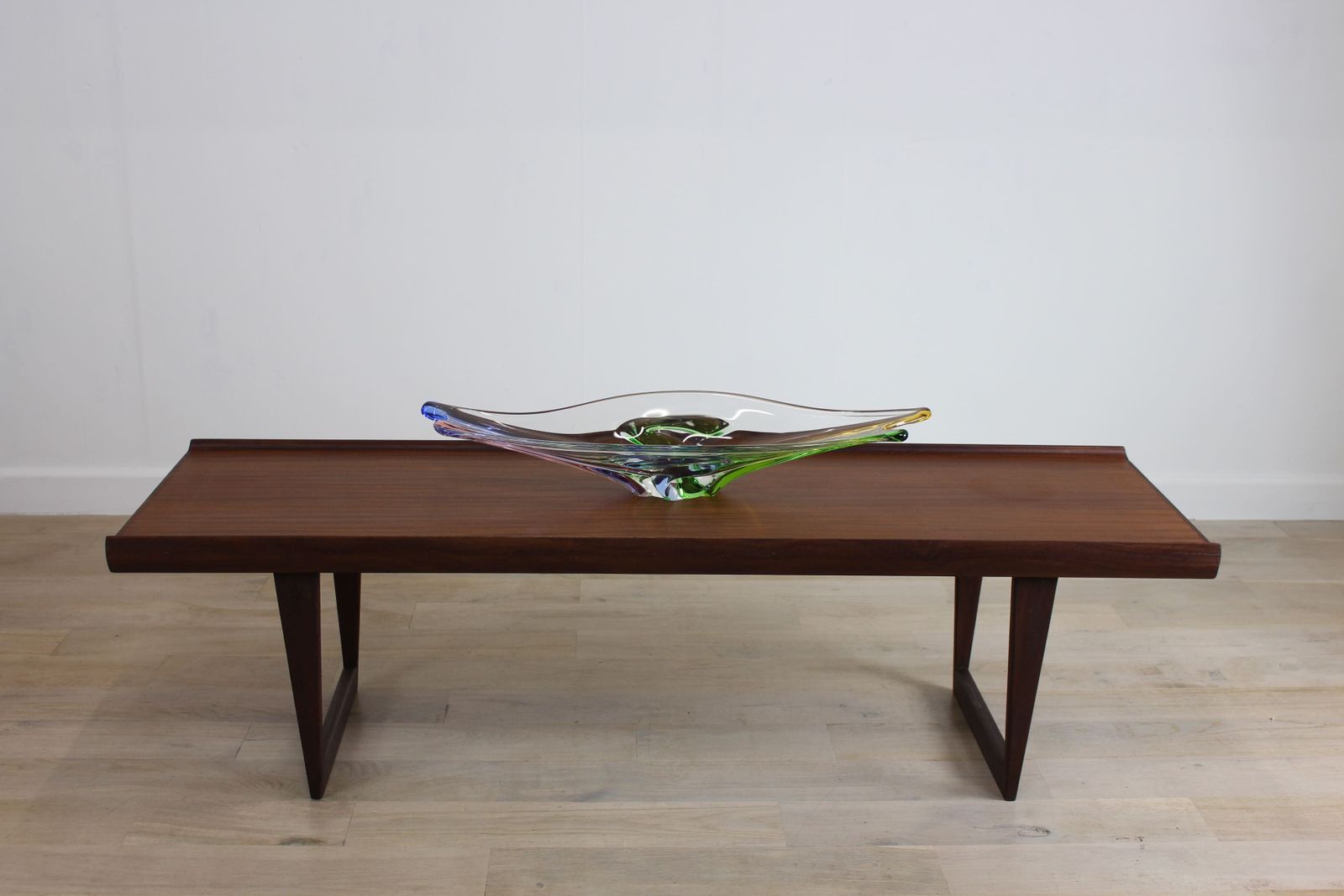 photo for sale Czech Art Glass Large Rhapsody Bowl By Frantisek Zemek