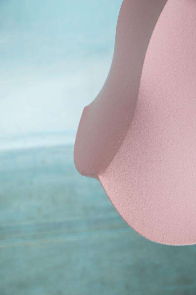 Vintage Scandinavian Tulip Pendant Lamp Pink photo buy