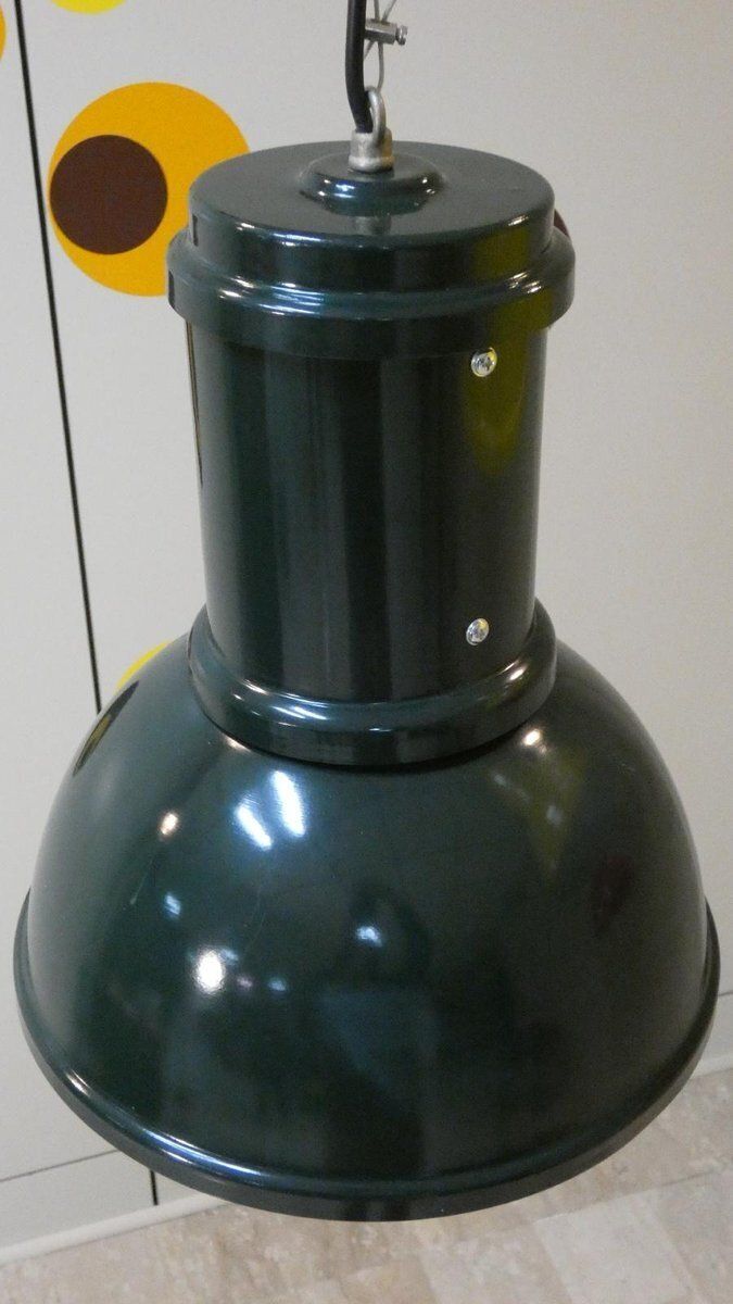 photo vinterior Vintage Painted Metal Pendant Lights From Fontana Arte, 1970s, Set Of 3