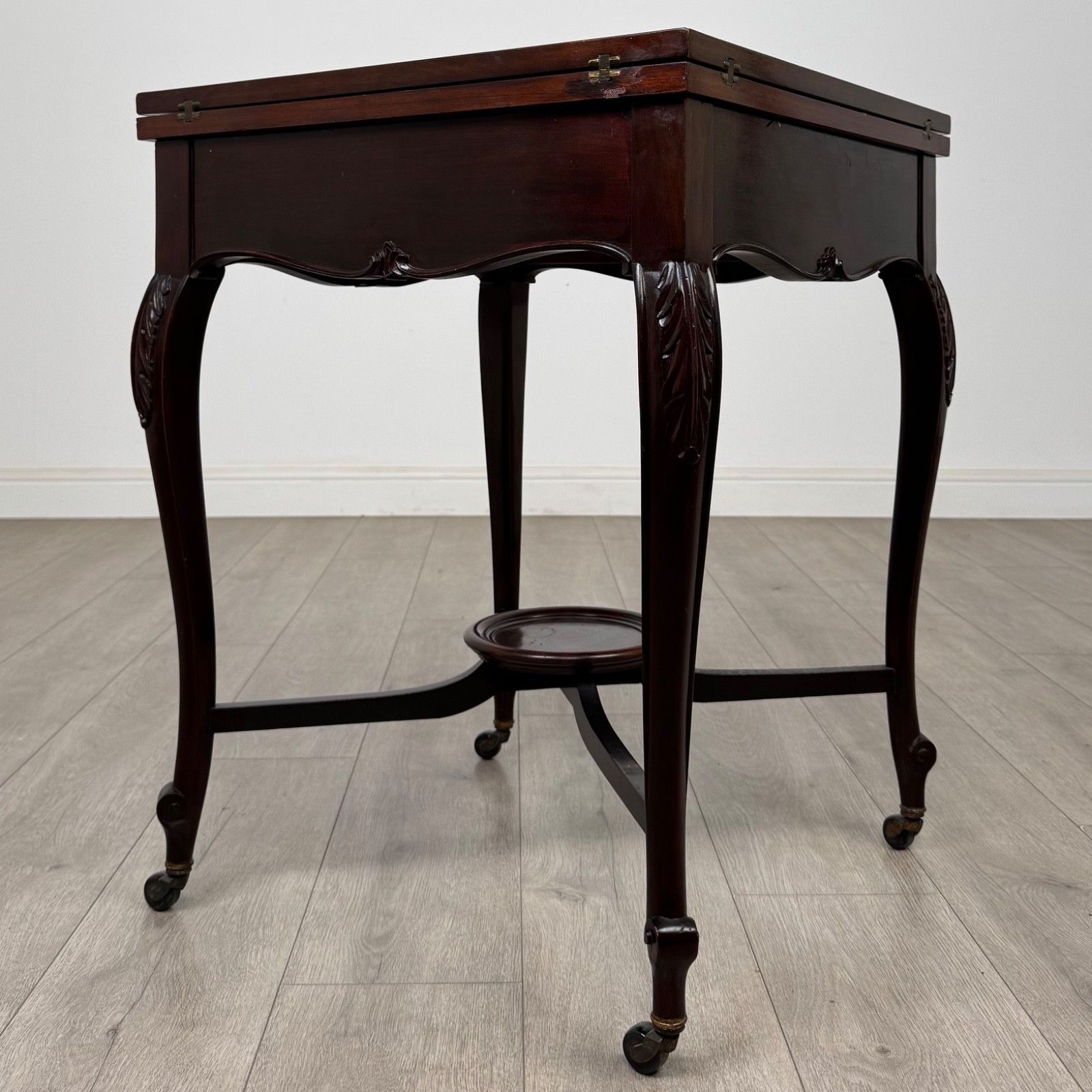 Antique 20th Century Envelope Card Table In Mahogany ( Af 5627 ) photo Furniture